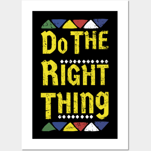 Do the right thing Logo 80s Posters and Art